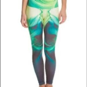 Om Shanti Arizona green leggings